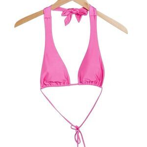 VYB Hot Malibu Pink Halter Bikini Top Small